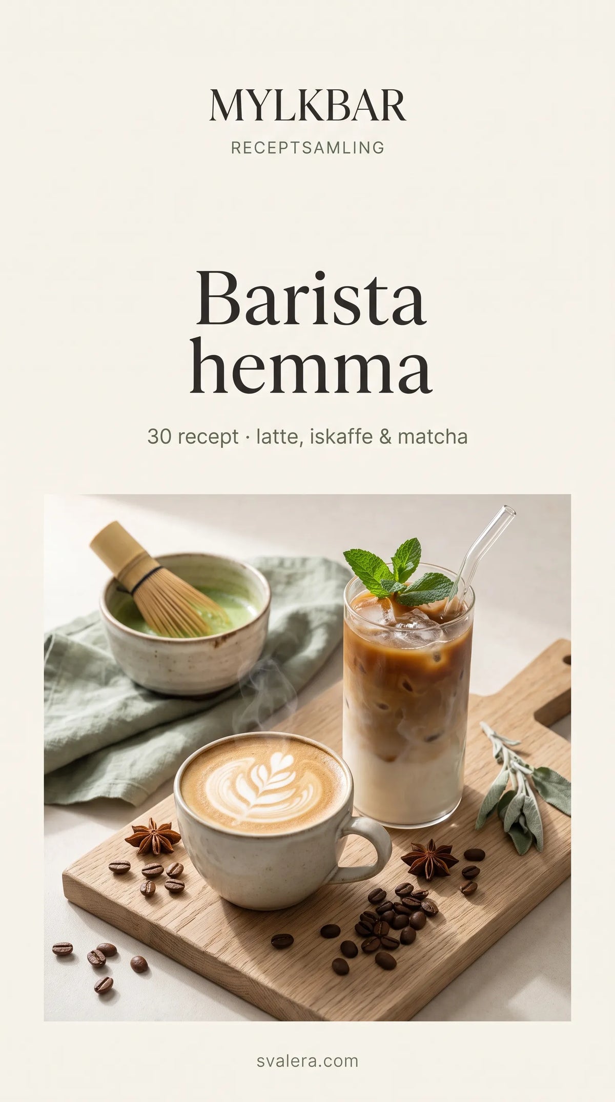E-bok Barista hemma – 30 recept, Svalera