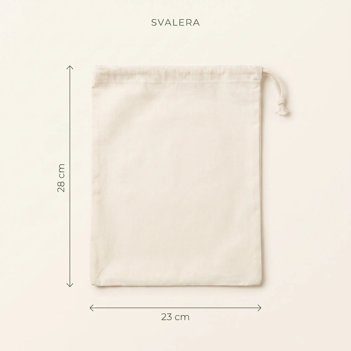 Nötmjölkspåse mått 28 x 23 cm, Svalera